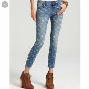 Free people floral paisley denim